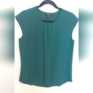 J. CREW Women's Emerald Green Blouse